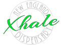Xhale New England's store logo.