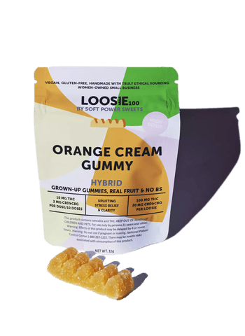Orange Cream 100mg Gummies