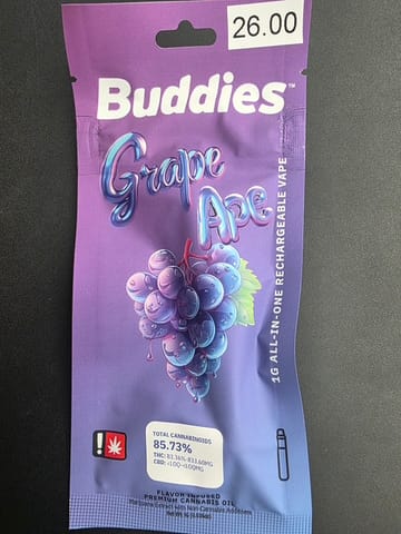 Buddies Flavors | Grape Ape All in One | 1g