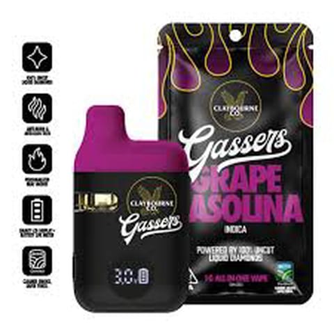 Claybourne Co. - Grape Gasolina - Gassers Vape AIO 1g