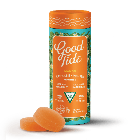 Mango 200mg Mellow Hash Rosin Gummies | Good Tide
