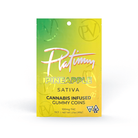 Platinum Vape - Pineapple Gummies - 100mg