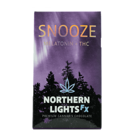 Snooze - Northern Lights FX - Chocolate Bar - Indica - 200mg**