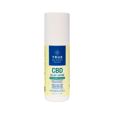 True Bloom 500mg CBD Topical Relief Lotion 1oz