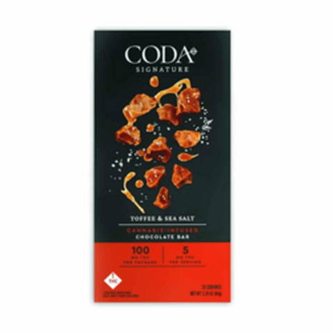 Coda Bars | Toffee & Sea Salt | 100mg