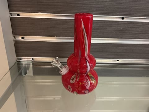 Red Flower Bong