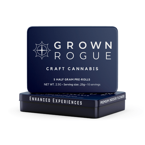 Grown Rogue | Grape Goddess | 5x 0.5g Pre-Roll Pack