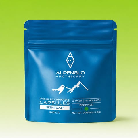 Alpenglo Capsule - Nightcap - 16mg/2pk