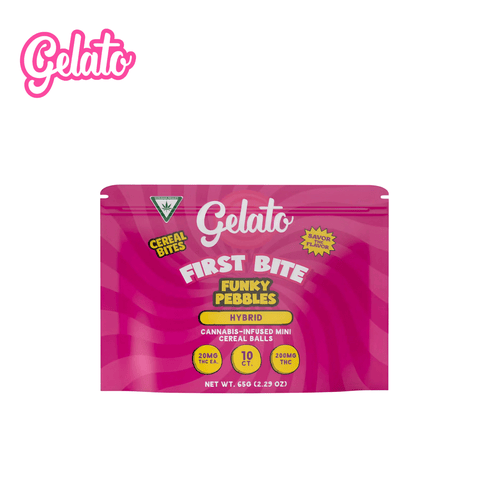 Funky Pebbles 200mg First Bite Mini Cereal Balls | Gelato