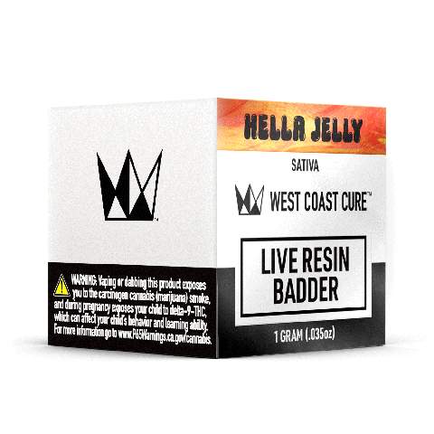 KB - WEST COAST CURE - LIVE RESIN BADDER - HELLA JELLY - 1G