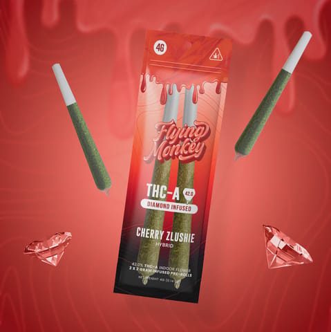 Flying Monkey THCA Cherry Zlushie 4G PreRoll
