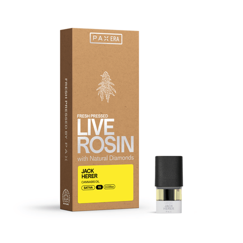 Northern Lights 1g Live Rosin + Diamonds Vape Pod by PAX | Golden Rookie