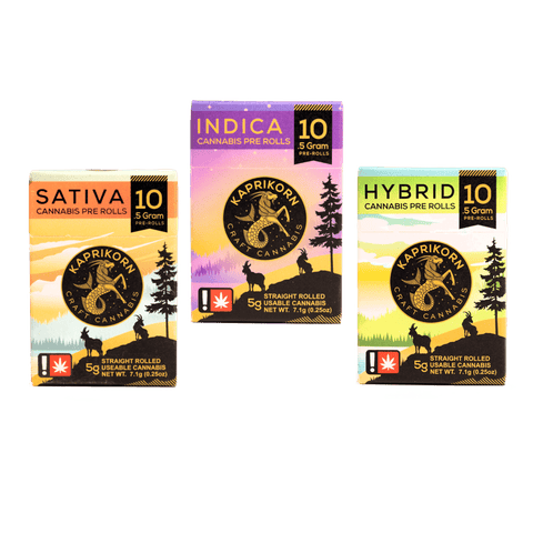 MULTI-STRAIN PRE-ROLL PACK | SMASHBURGER & STICKY BUNS | HYBRID | 0.5 GRAM | X10