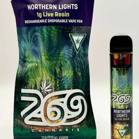 Northern Lights - 269 Cannabis - Disposable Vape - 1g