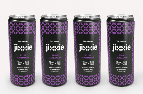 Jixxie - Plum Cardamom - 10mg THC, 5mg CBG - 4-pack