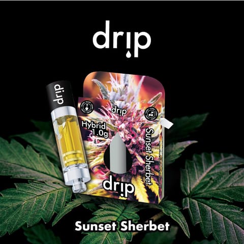 Sunset Sherbert 510 Vape Carts 1g