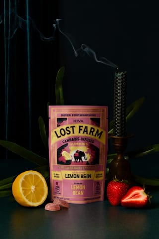 Lost Farm | Kiva Live Resin Bites | Strawberry Lemonade X Lemon OG Haze