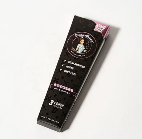 Blazy Susan Ultra Thin King Size Cones 3-Pack