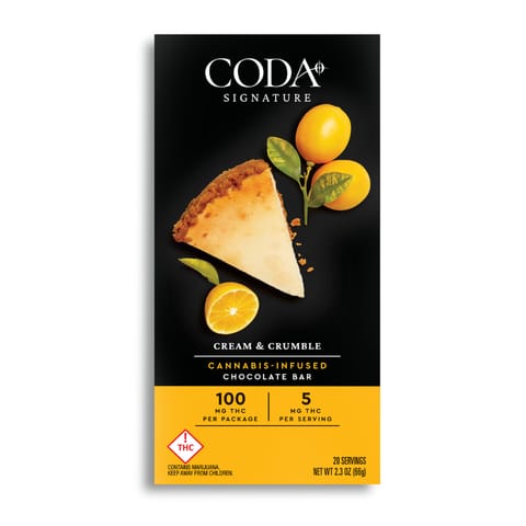 Coda Bars | Cream & Crumble | 100mg