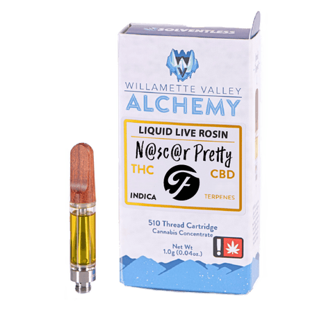 LIQUID LIVE ROSIN CARTRIDGE | NASCAR PRETTY | INDICA | 1 GRAM | 510 THREAD