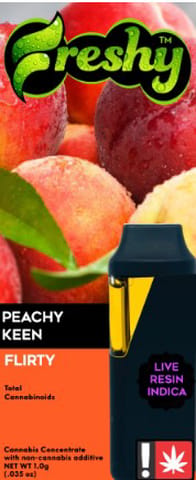 Freshy | Peachy Keen | 1G | Favored | Live Resin | Disposable