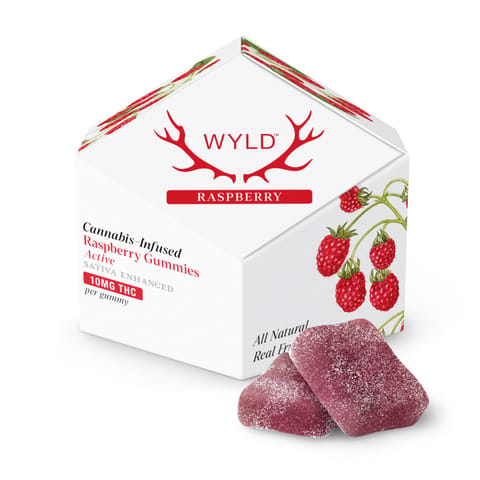 Wyld Gummies | Raspberry Sativa 100mg