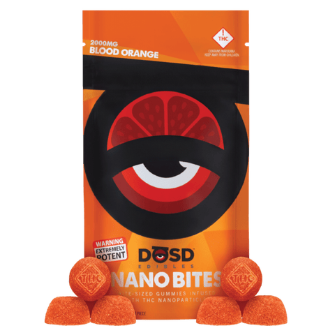 2000 MG NANO BITES BLOOD ORANGE SATIVA