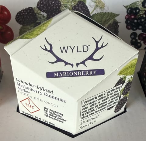 WYLD | Marionberry | Gummies | 100mg | 10ct