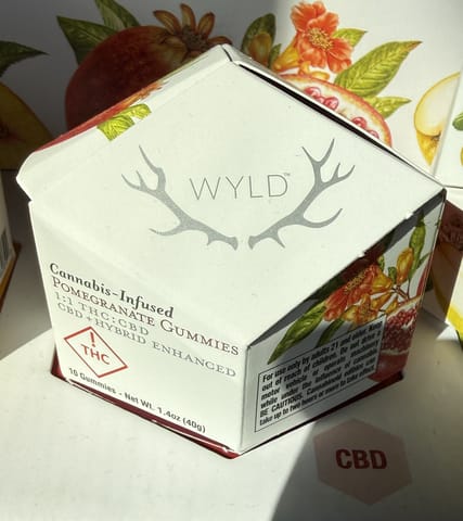 WYLD | Raspberry | Gummies | 100mg | 10ct