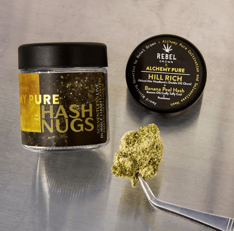 Alchemy Pure - Hill Rich + Banana Peel Hash | 3.5G Hash Infused Flower