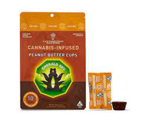 Emerald Sky | Peanut Butter Cups (S) | 10mg THC x 10 Peanut Butter Cups
