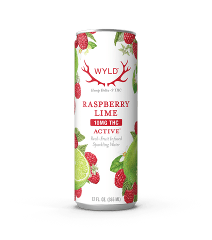Wyld | D-9 Sparkling Water - Raspberry Lime
