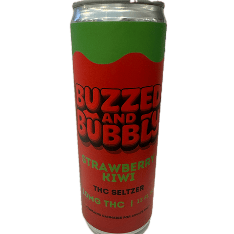 Coastal Remedies - Buzzed and Bubbly Seltzer - Strawberry Kiwi - 10mg