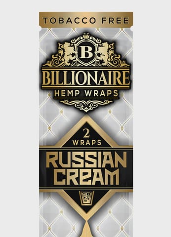 Billionaire Hemp Wraps 2PC - Russian Cream