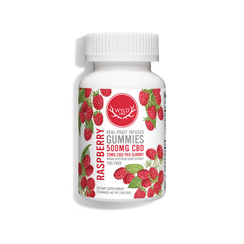 Wyld Hemp Gummies | Raspberry 500mg