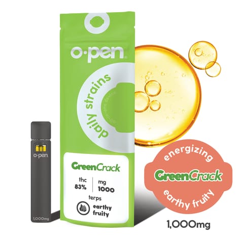O.Pen Daily Strains All In One | Green Crack 1g Med