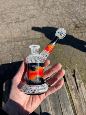 Midnight Glass- Removeable downstem bub