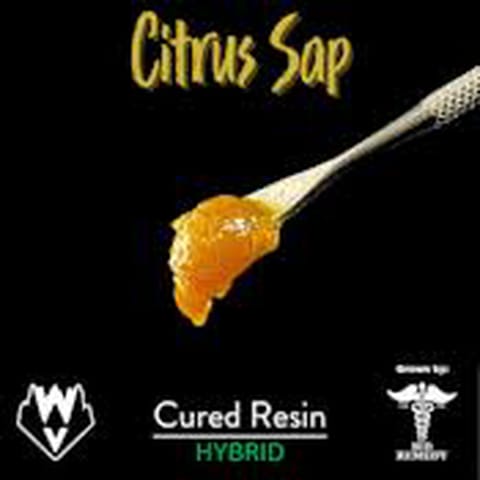 Citrus Sap 1g Cured Resin Extract