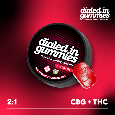 Dialed In Gummies Rosin - 2:1 CBG:THC