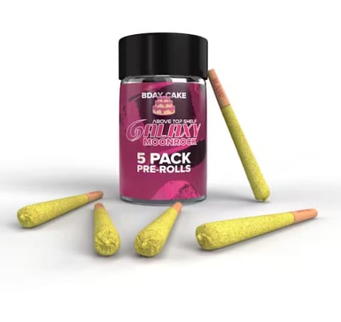 Galaxy Moonrock | 5 Pack Pre-Roll | B-Day Cake