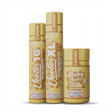 Maui Wowie x5 x .5g Rosin Enhanced Diamonds Infused Pre-Roll Pack | Baby Jeeter | Non-Discountable