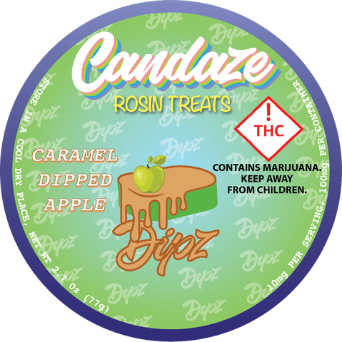 Caramel Dipped Apple 100mg Rosin Dipz