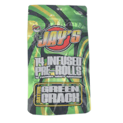 JAY's - 1g Infused PreRoll - Green Crack - 14pk