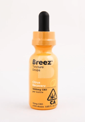 BREEZ DROPS Citrus Recovery Tincture(1000 MG CBD)