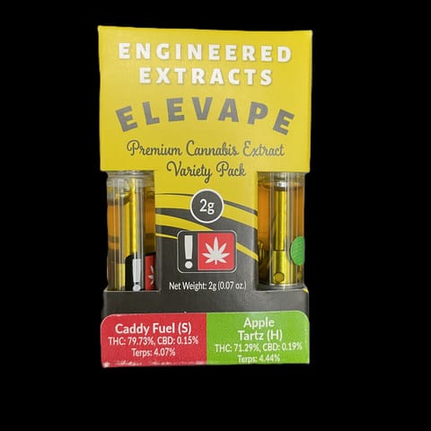 Poppin Bottles / Apple Tartz 2G Variety Cartridge Pack (Engineered Extracts)