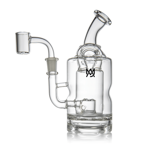 Mj Arsenal | 6" Turbine Mini Dab Rig | Clear