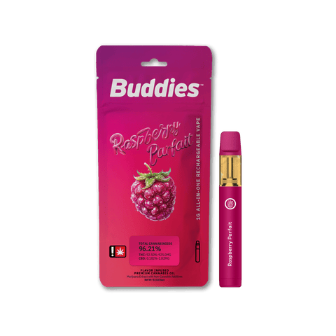 Raspberry Parfait 1g Flavored Disposable Cartridge (Buddies)