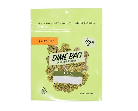 Dime Bag | Peppermint Cane | Indica | 14g | Bag