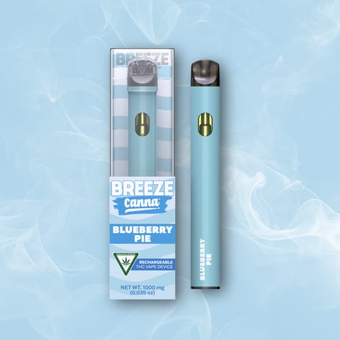 Blueberry Pie Breeze Disposable THC vape