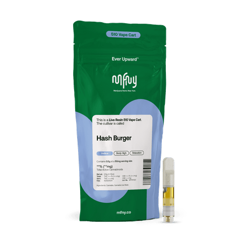MFNY | Hash Burger | Live Resin 510 Cart Vape | 0.5g